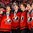 BUFFALO, NEW YORK - JANUARY 5: Team Canada players sing the national anthem following their victory over Sweden during the gold medal game of the 2018 IIHF World Junior Championship. (Photo by Andrea Cardin/HHOF-IIHF Images)

